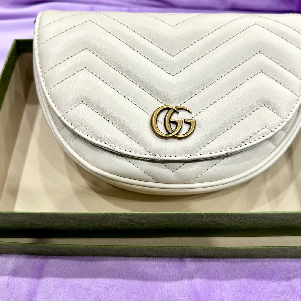 Gucci White Quilted Women's Bag